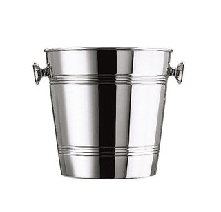 Broggi Iseo sparkling wine bucket with pommels diam. 21 cm. polished steel - Buy now on ShopDecor - Discover the best products by BROGGI design