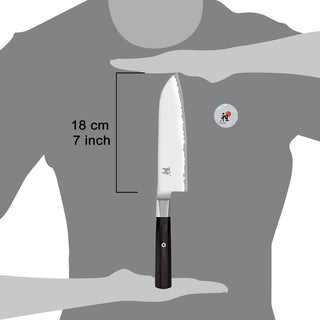 Miyabi 4000FC Knife Santoku 18 cm steel - Buy now on ShopDecor - Discover the best products by MIYABI design