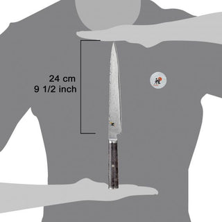 Miyabi 5000MCD Knife 67 Sujihiki 24 cm steel - Buy now on ShopDecor - Discover the best products by MIYABI design