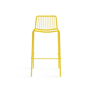 Pedrali Nolita 3658 garden stool with seat H.75 cm. Pedrali Yellow GI100E - Buy now on ShopDecor - Discover the best products by PEDRALI design