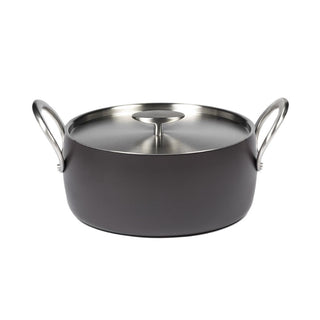 Serax Pure Cookware pot diam. 24 cm. Serax Pure Ebony Black - Buy now on ShopDecor - Discover the best products by SERAX design