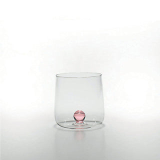 Zafferano Bilia tumbler transparent with little ball Zafferano Pink - Buy now on ShopDecor - Discover the best products by ZAFFERANO design