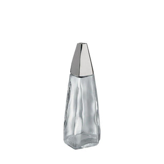 Alessi PZ05 salt castor in glass with cover in steel - Buy now on ShopDecor - Discover the best products by ALESSI design