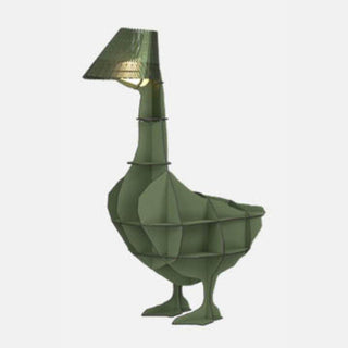 Ibride Mobilier de Compagnie Capsule Blossom Junon LED floor lamp/bedside table Ibride Matt fern green - Buy now on ShopDecor - Discover the best products by IBRIDE design