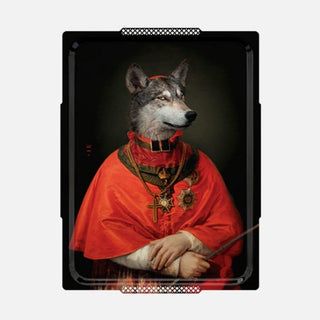 Ibride Galerie de Portraits Le Loup tray/picture 46x61 cm. - Buy now on ShopDecor - Discover the best products by IBRIDE design