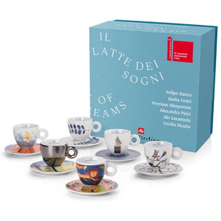 Illy Art Collection Biennale 2022 set 6 cappuccino cups Buy now on Shopdecor