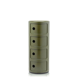 Kartell Componibili container with 4 drawers Kartell Green 18 - Buy now on ShopDecor - Discover the best products by KARTELL design