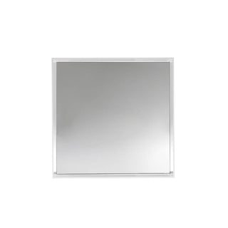 Kartell Only Me square mirror Kartell Glossy white E5 - Buy now on ShopDecor - Discover the best products by KARTELL design