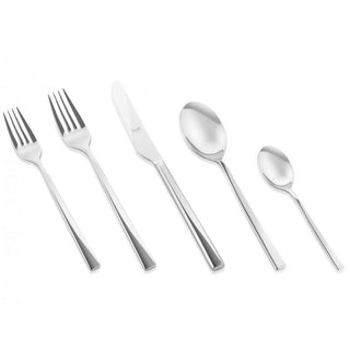 Mepra Atena 5-piece flatware set stainless steel - Buy now on ShopDecor - Discover the best products by MEPRA design