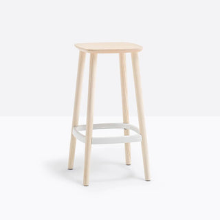 Pedrali Babila 2702 stool in painted ash with seat H.65 cm. - Buy now on ShopDecor - Discover the best products by PEDRALI design