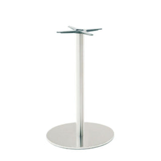 Pedrali Inox 4412 table base brushed steel H.73 cm. Buy now on Shopdecor