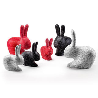 Qeeboo Rabbit Chair Baby Dots in the shape of a rabbit Buy now on Shopdecor