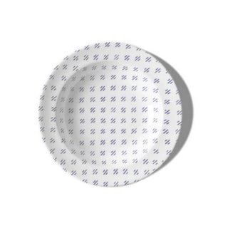 Schönhuber Franchi Shabbychic Soup Plate white - strokes blue Buy now on Shopdecor
