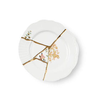 Seletti Kintsugi fruit plate in porcelain/24 carat gold mod. 2 Buy now on Shopdecor