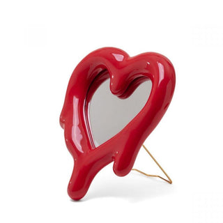 Seletti Melted Heart mirror/photo frame red Buy now on Shopdecor