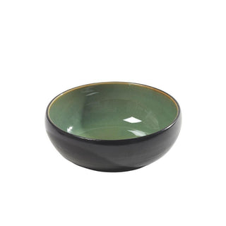 Serax Pure bowl green/black diam. 16.6 cm. - Buy now on ShopDecor - Discover the best products by SERAX design