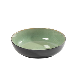 Serax Pure serving plate green/black diam. 20 cm. - Buy now on ShopDecor - Discover the best products by SERAX design