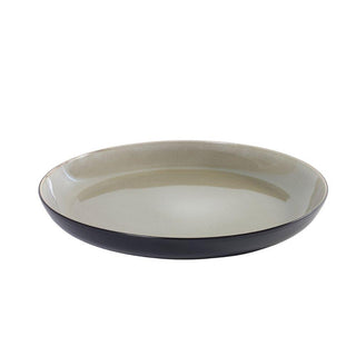 Serax Pure serving plate grey/black diam. 29.6 cm. - Buy now on ShopDecor - Discover the best products by SERAX design
