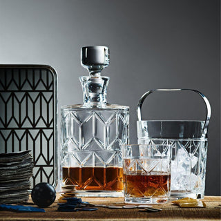 Vista Alegre Avenue case with whisky decanter and 4 Old Fashion low glasses - Buy now on ShopDecor - Discover the best products by VISTA ALEGRE design