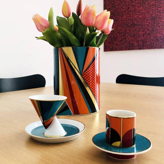 Vista Alegre Futurismo set 4 coffee cups & saucers Buy now on Shopdecor