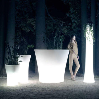 Vondom Bones vase h.70 cm LED bright white by L & R Palomba - Buy now on ShopDecor - Discover the best products by VONDOM design