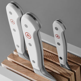 Wusthof Classic White knife block with 5 knives Santoku version - Buy now on ShopDecor - Discover the best products by WÜSTHOF design